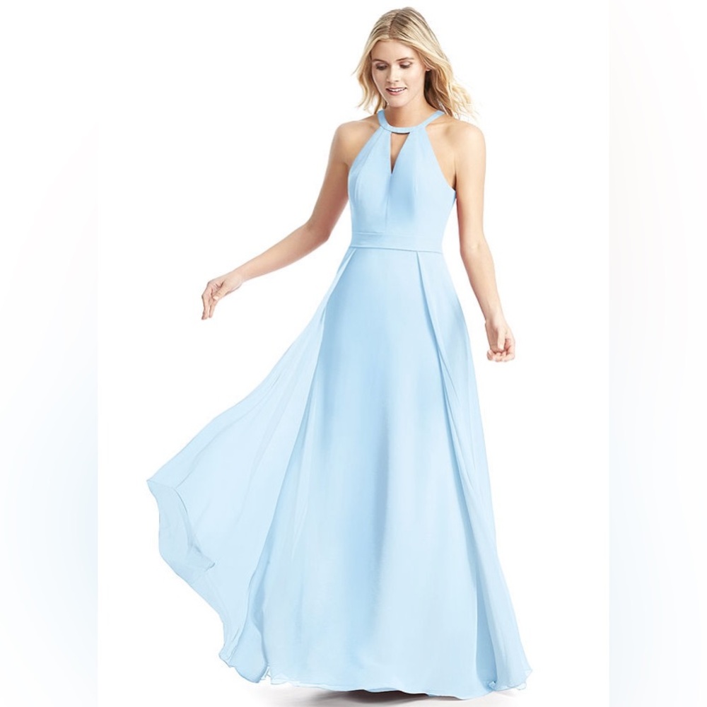 Azazie Melody Sky Blue Dress, Size A4